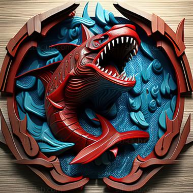 3D мадэль Получение Groudon Groudon VS Kyogre (STL)